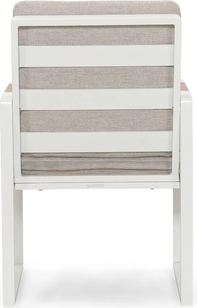 Tuinstoel Aluminium Wit Lifestyle Garden Furniture Alessio  white
