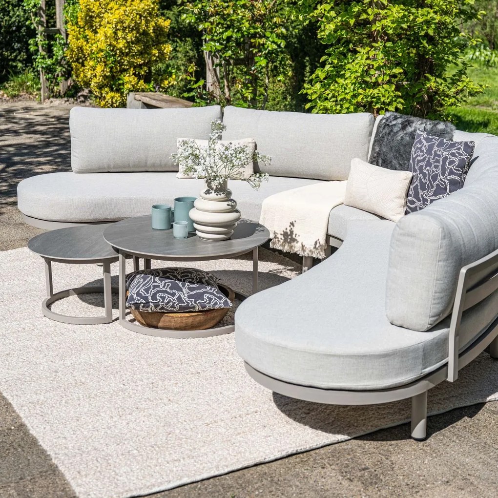 Garden Impressions Mallorca loungeset 3-delig - taupe