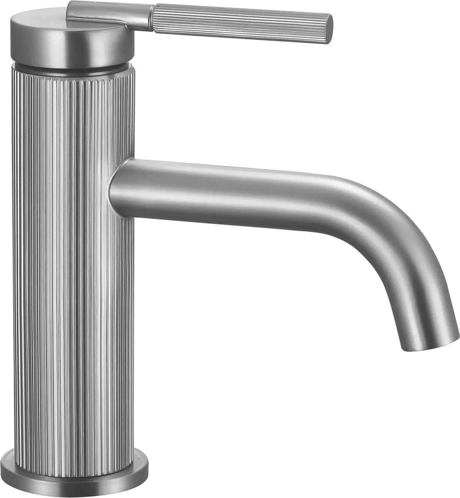 Wastafelkraan Rea Argon Brush Nickel Low