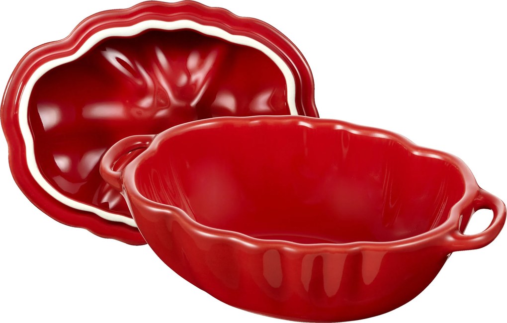 Staub Ceramique Cocotte 16 cm / 500 ml, Tomaat, Kersenrood - Ceramique - Staub