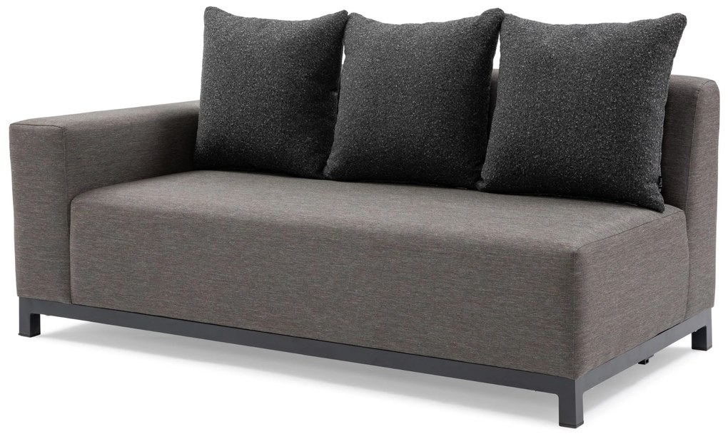 Hoek loungeset 6 personen Outdoor textiel Grijs De Laan Projects
