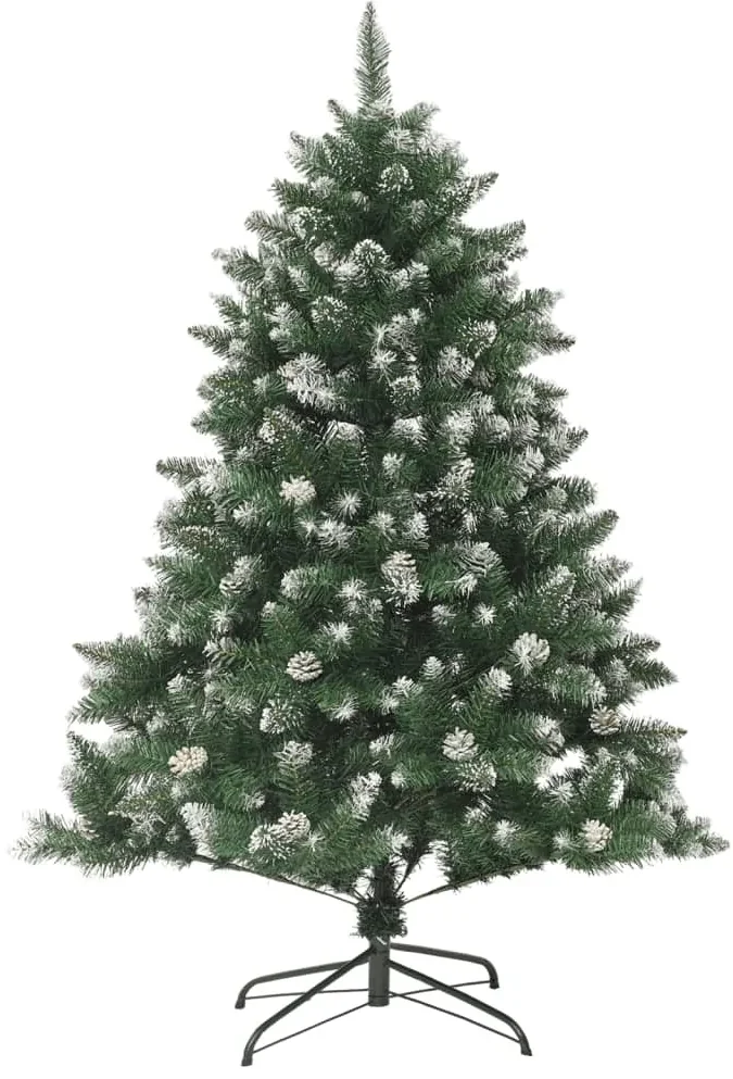 vidaXL Kunstkerstboom met standaard 120 cm PVC