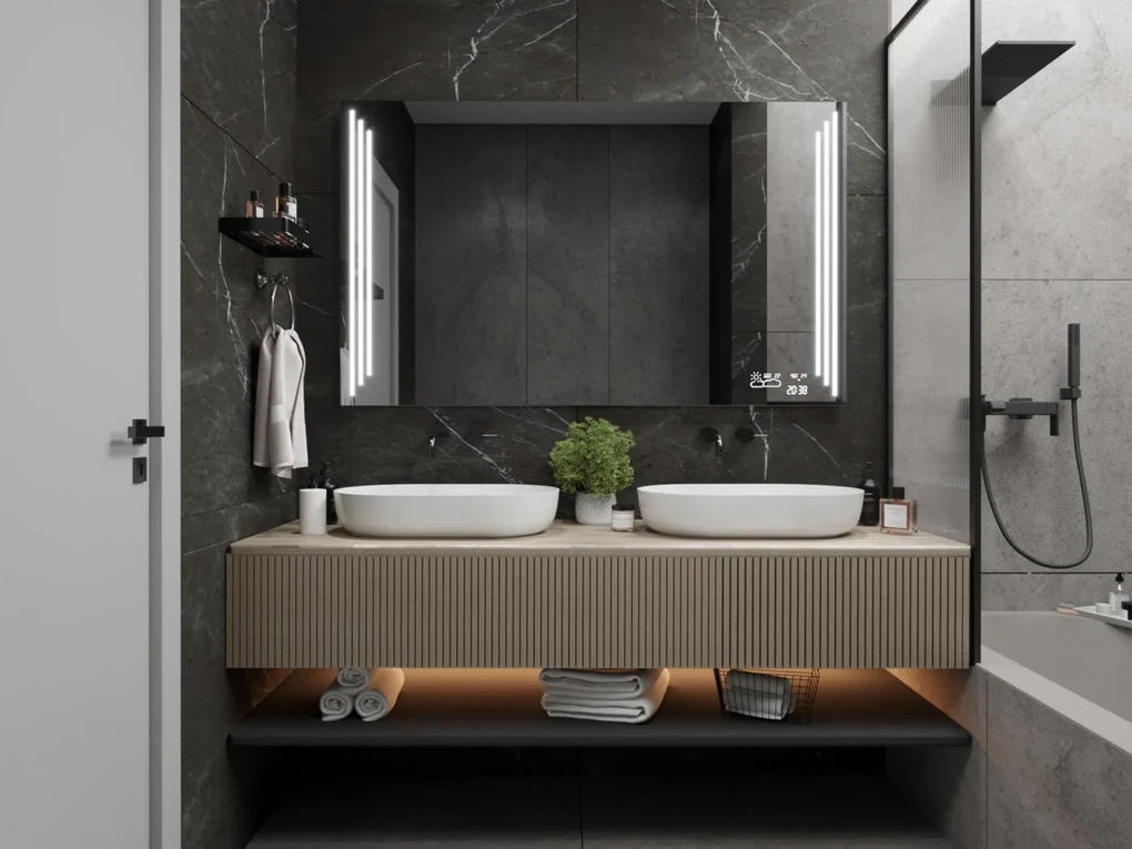 Badkamerspiegel met LED verlichting M18 premium