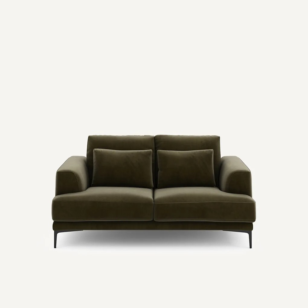 Bank 2-zit in fluweel, Marsile