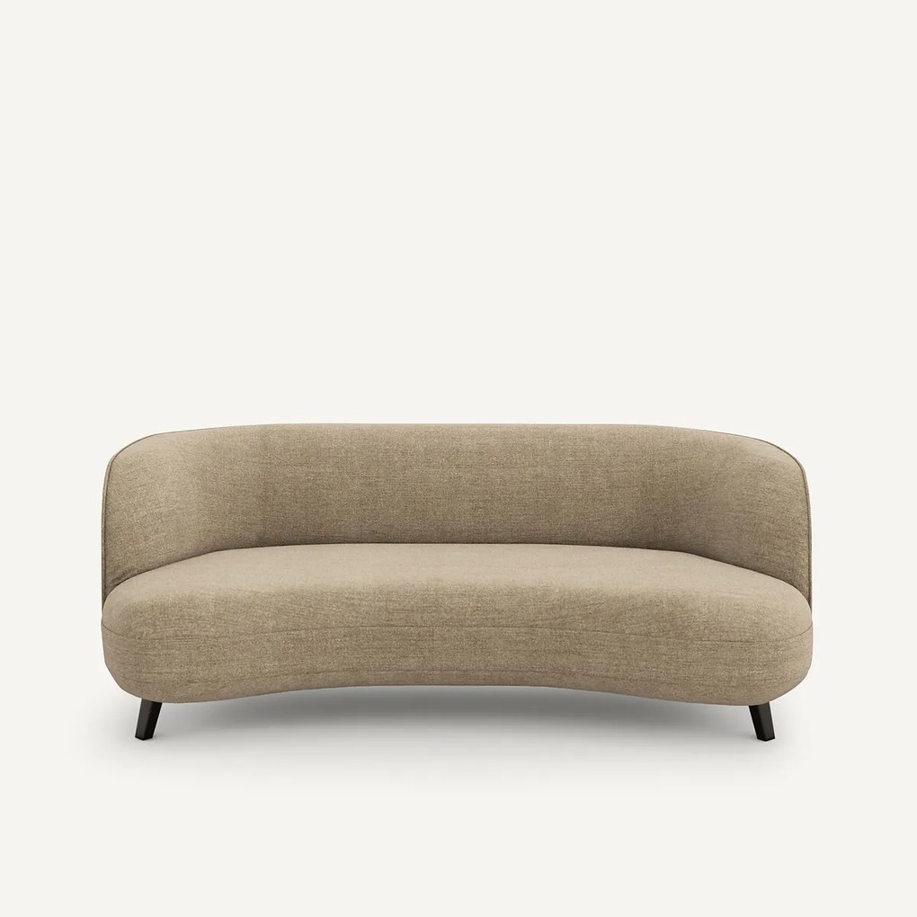 3-zits bank, in gerecycled chenille, Rosebury