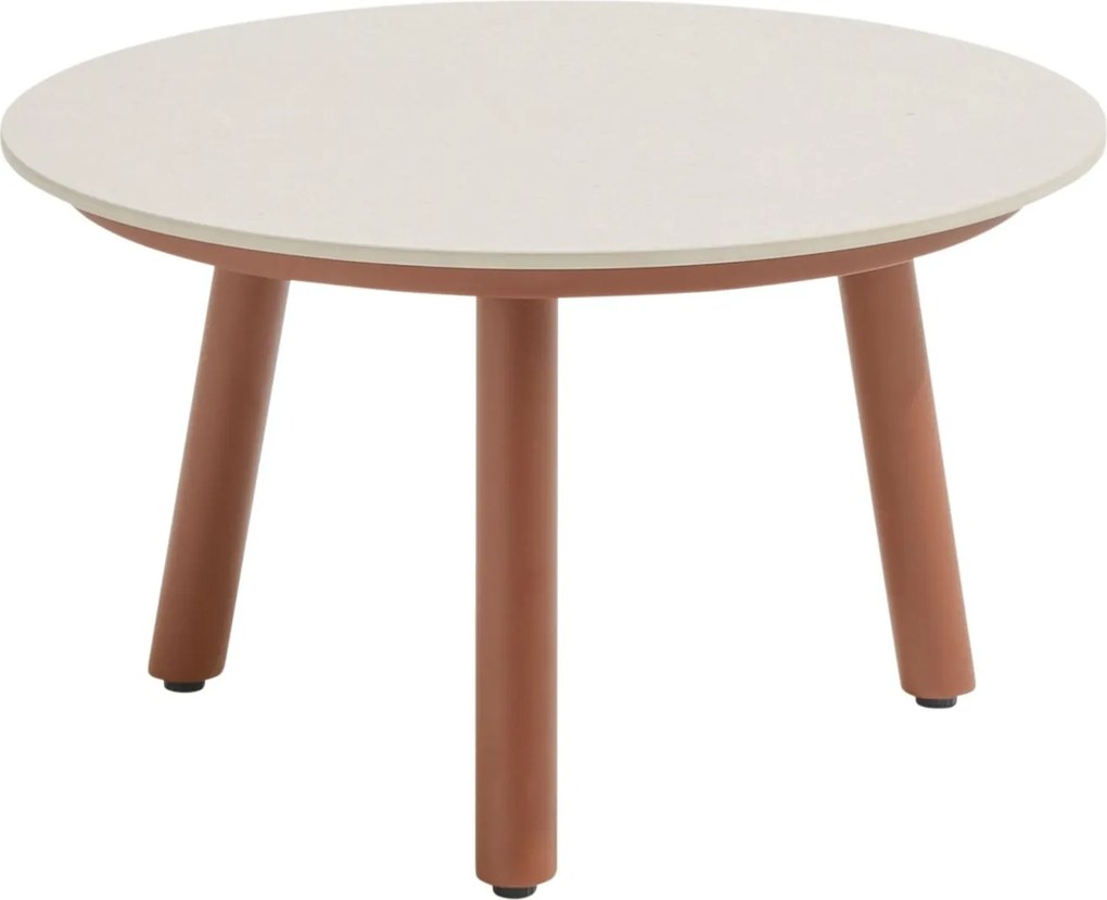 Salute lounge tuintafel 60xH35 cm ceramic oyster spicy Taste 4SO