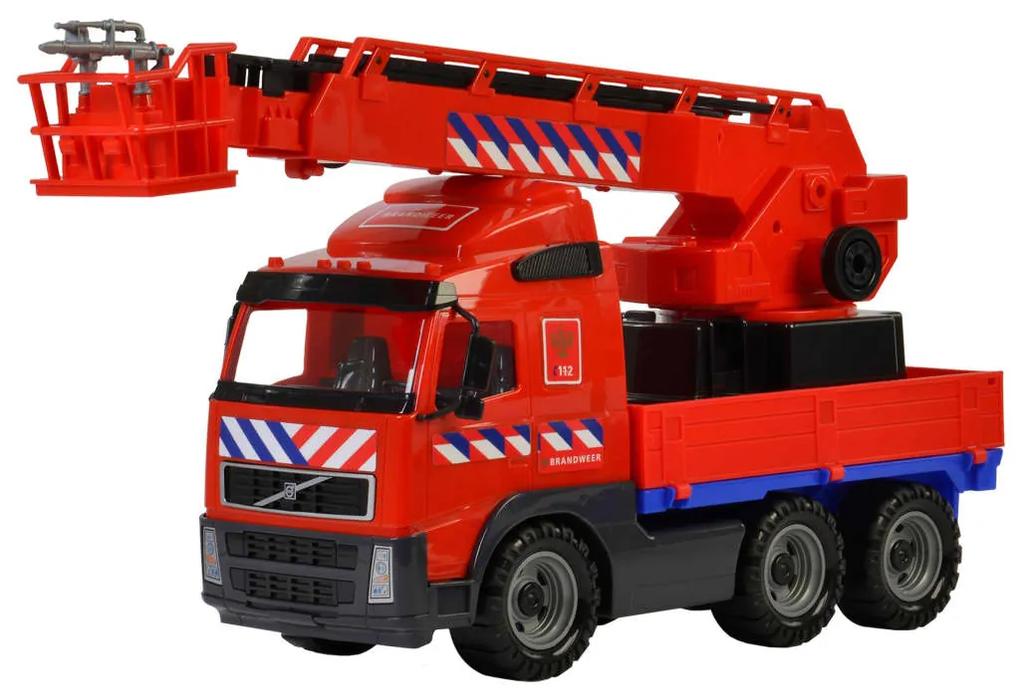 Polesie Speelgoedbrandweerauto Volvo rood