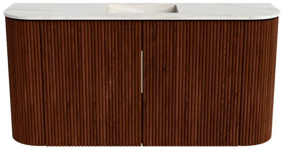 Mondiaz Joya DLux 85cm toiletmeubel ronding links/rechts ruby met wastafel faye midden zonder kraangat ostra