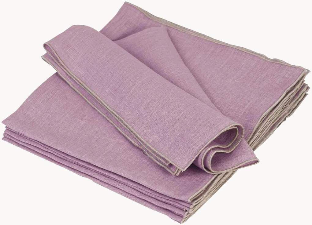 Linnen placemats Vilnia, 6-delig