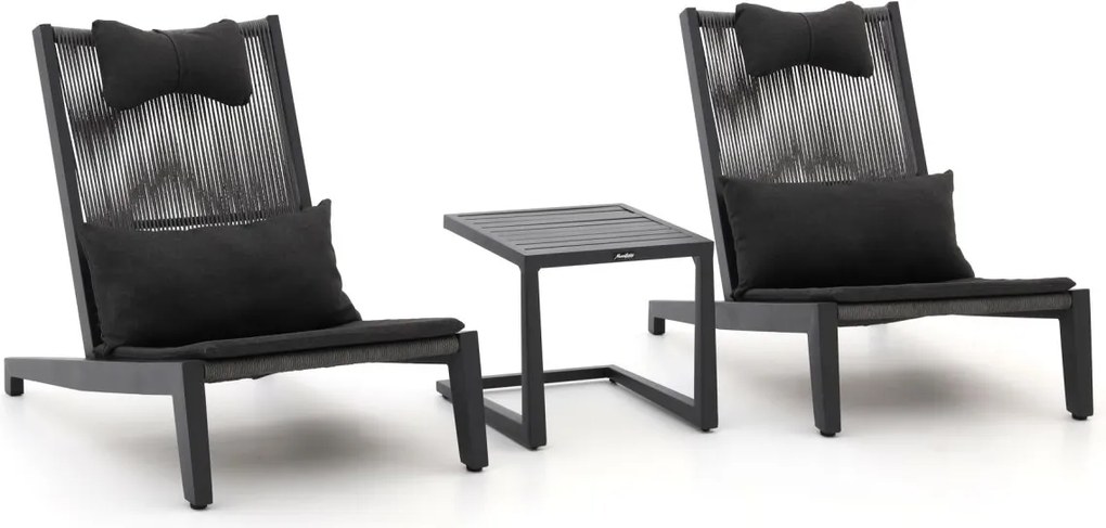 Bistro- en balkonset Manifesto  | 2 personen | Tuinset aluminium | 3-delig | Kees Smit Tuinmeubelen