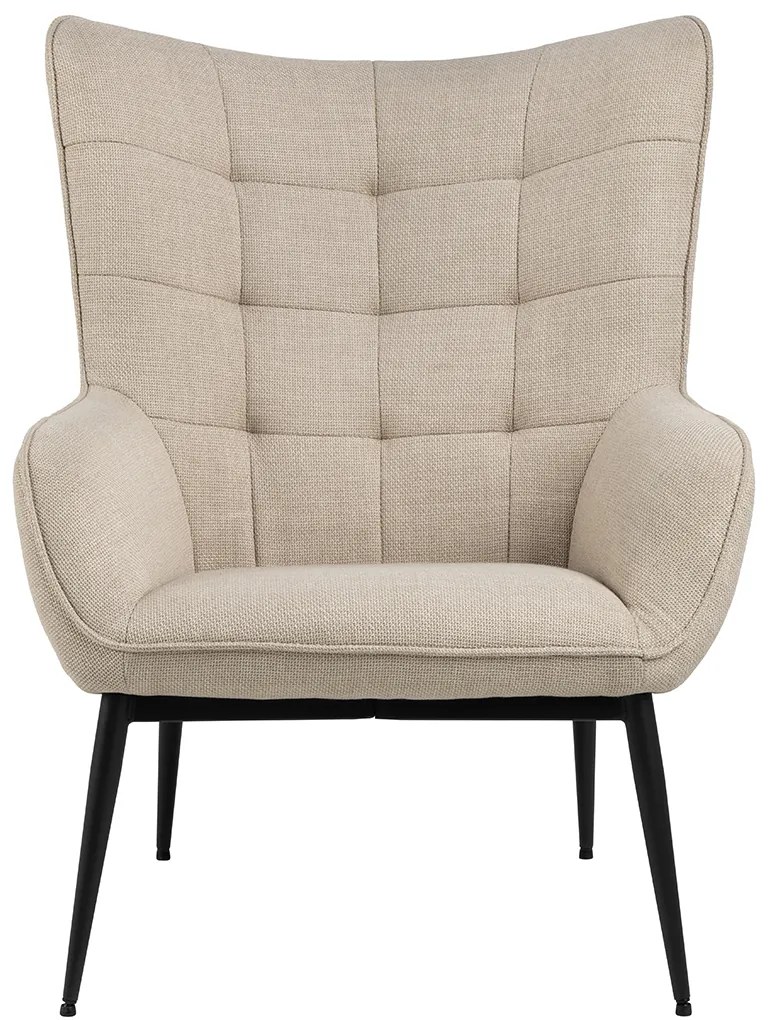 Beige Fauteuil Stof