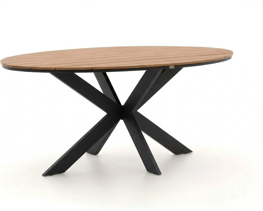 Tuin eettafel Bellagio  | Ovaal  | Tuintafel Polywood | 180x103cm | 6 personen | Kees Smit Tuinmeubelen