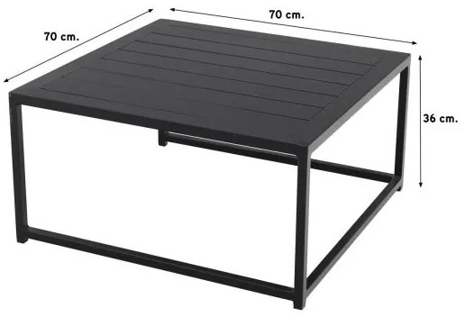 Liberty/Royalty Sunbrella loungeset - Sooty - 7-delig OP=OP