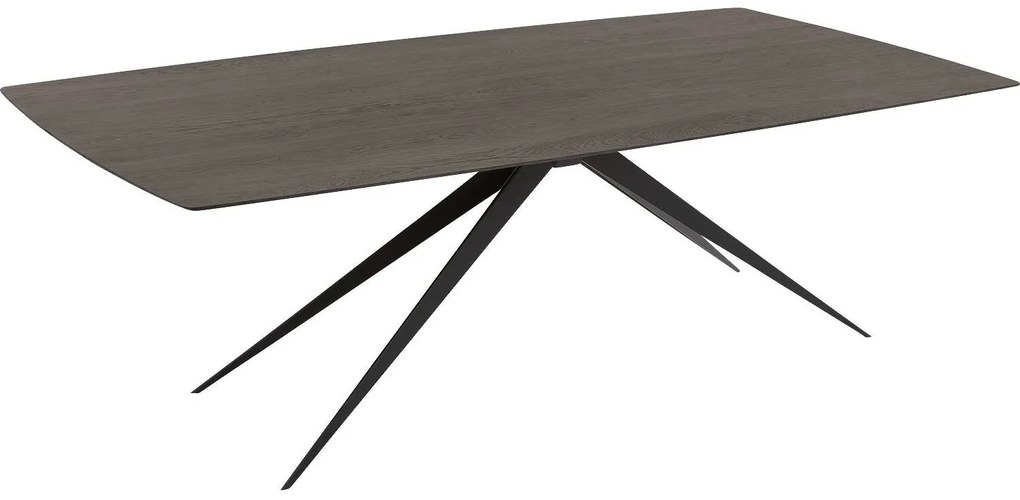 Goossens Excellent Eettafel Uniek, Semi rechthoekig 240 x 100 cm