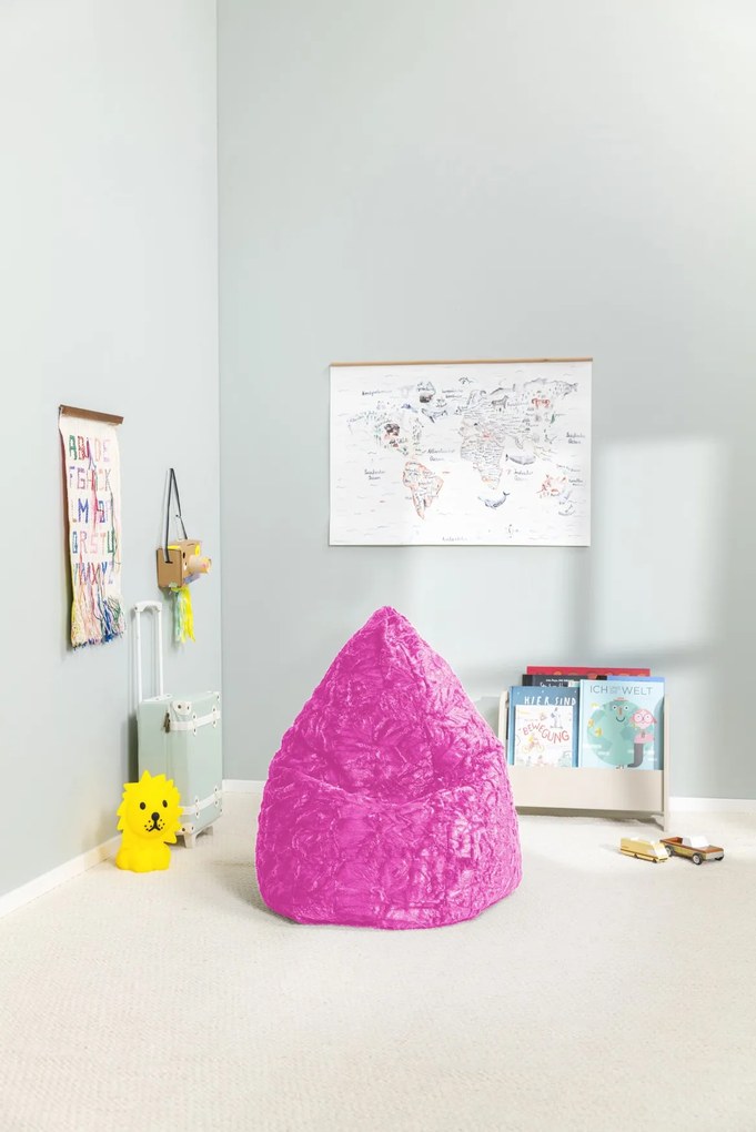 Kinder Zitzak Zitzak Fluffy L - Roze