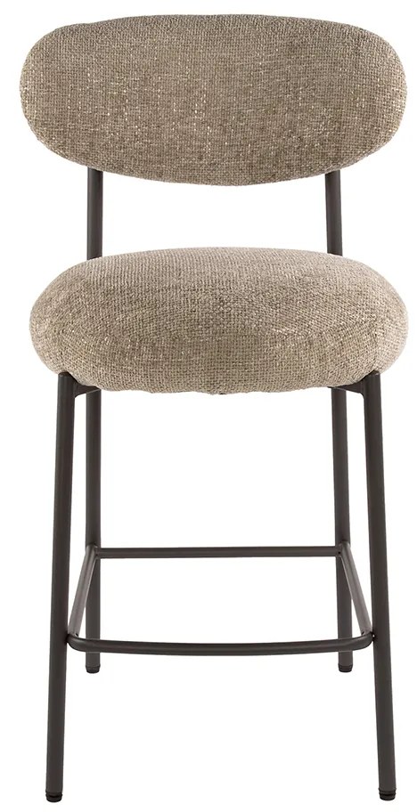 Ronde Barstoel Met Rugleuning