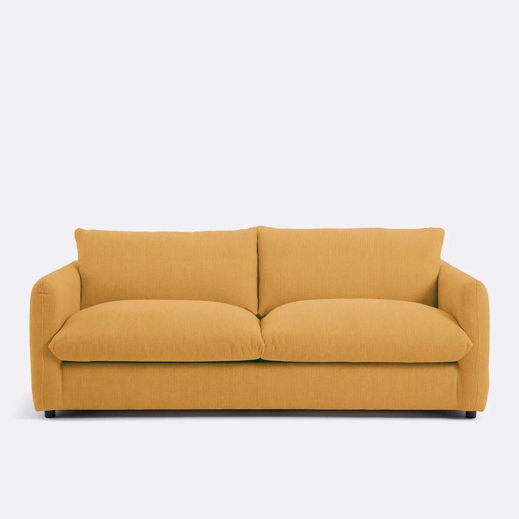 2-, 3-, 4-zits slaapbank.Yde fluweel met reliëf