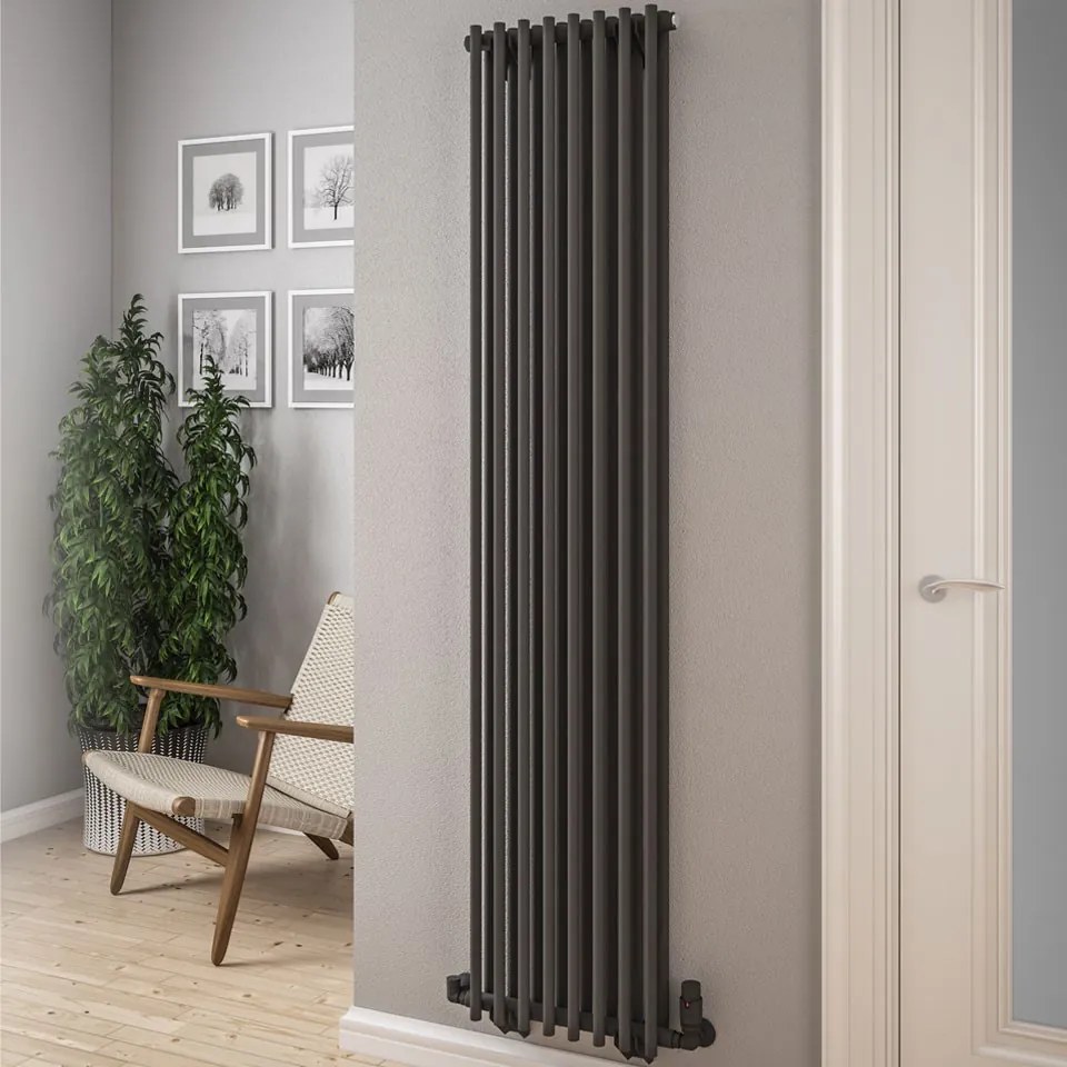 Eastbrook Murano radiator 30x180cm 947W grijs mat