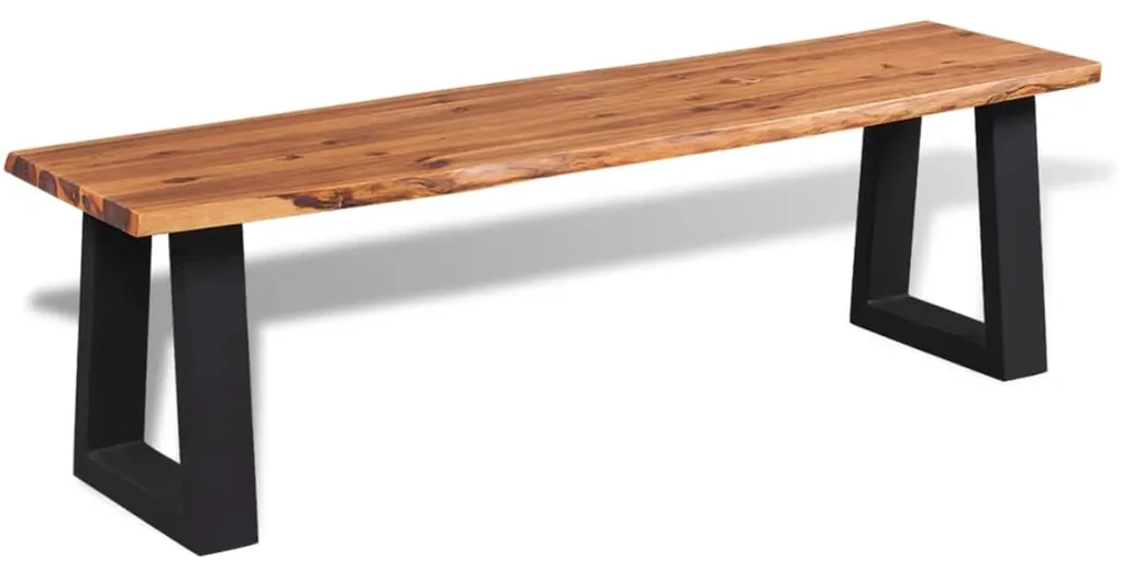 vidaXL Bankje 160 cm massief acaciahout