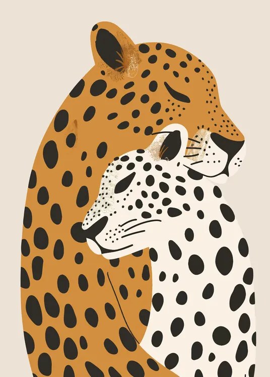 Ilustratie Leopard Mom, Andreas Magnusson