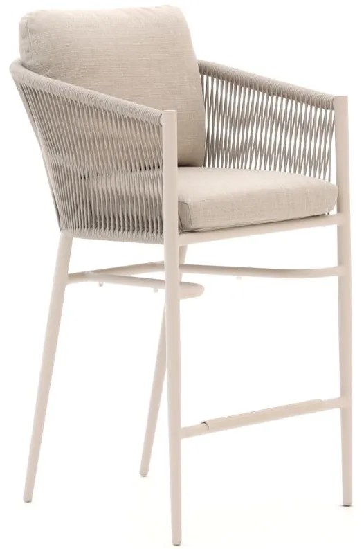 Barkruk tuin | Bellagio  Mineo | Aluminium | Taupe | Tuinstoel | Kees Smit Tuinmeubelen