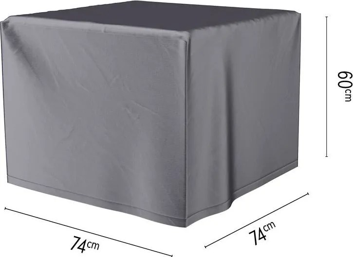 Platinum Aerocover vuurtafelhoes - Ademende hoes voor vuurtafels 74 x 74 x H60cm