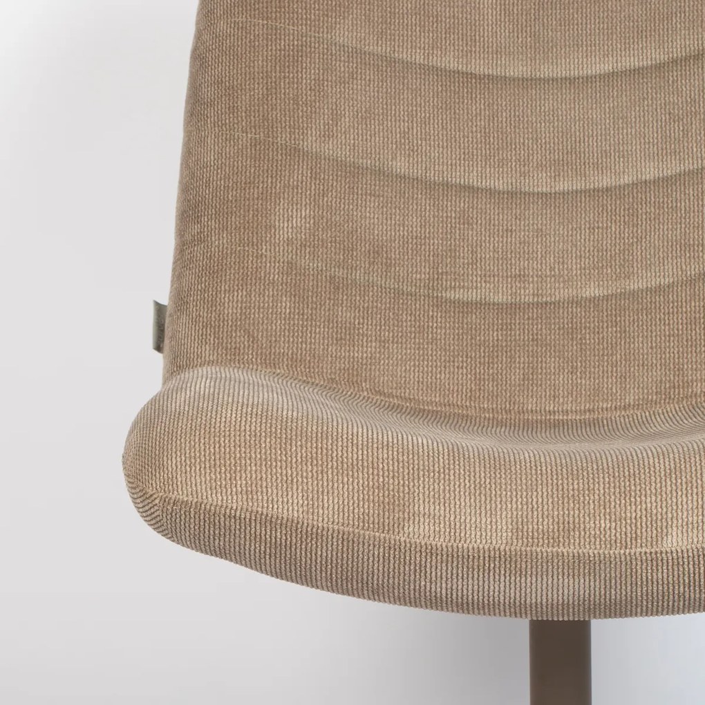 Zuiver Bubba Beige Draaifauteuil Retro Design