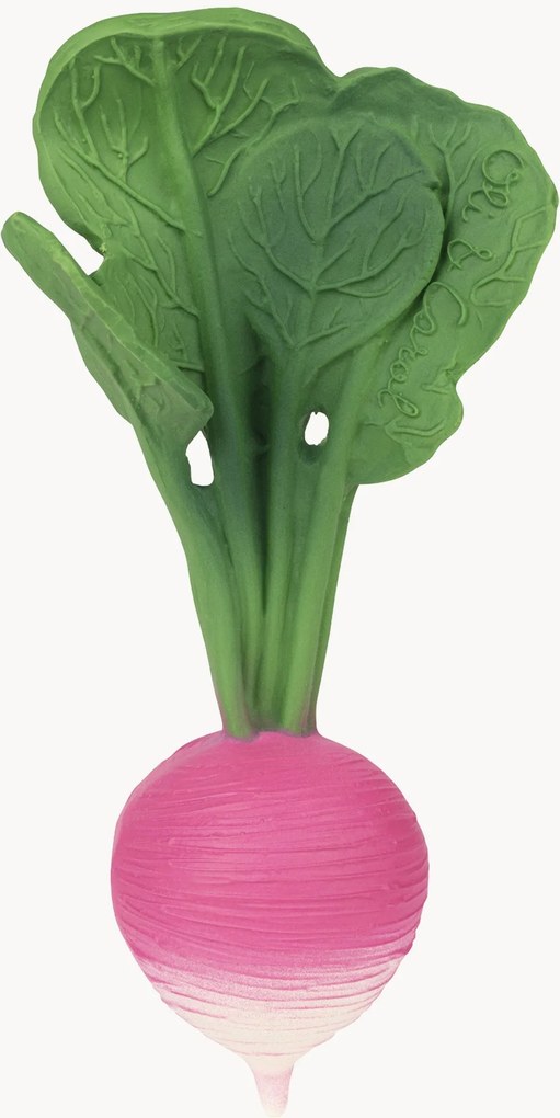 Handgemaakte bijtring Ramona the Radish