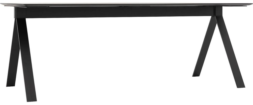 Goossens Excellent Eettafel Uniek, Semi rechthoekig 220 x 100 cm