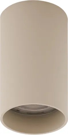 Set van 4 moderne opbouwspots beige GU10 50mm rond - Tuba