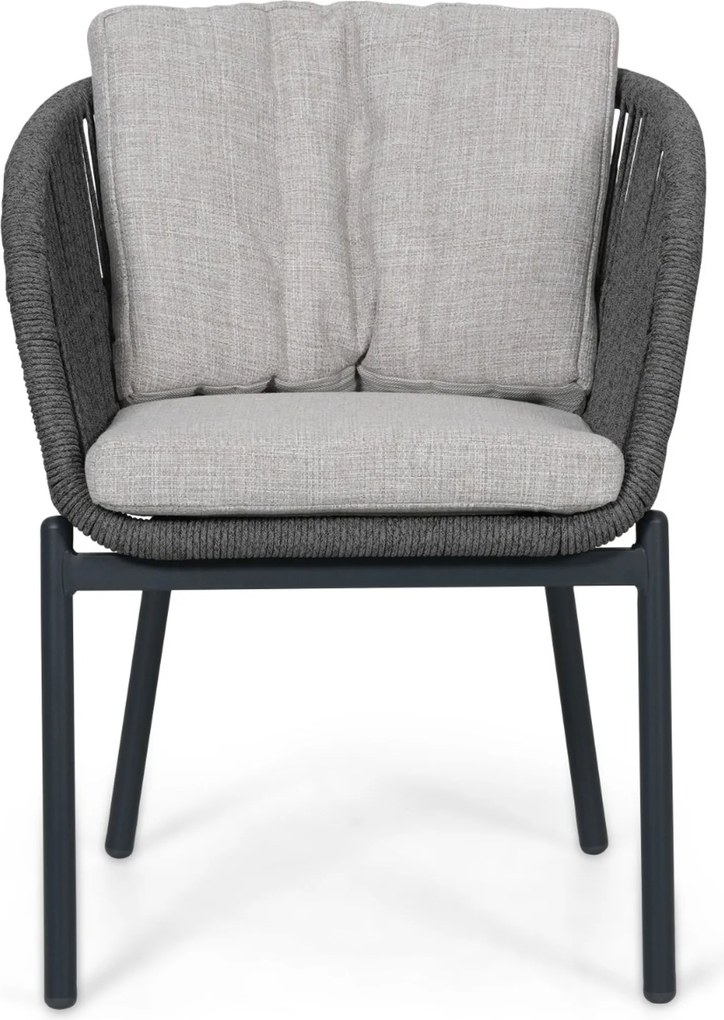 Tuinstoel Rope Grijs-antraciet Lifestyle Garden Furniture Monaco
