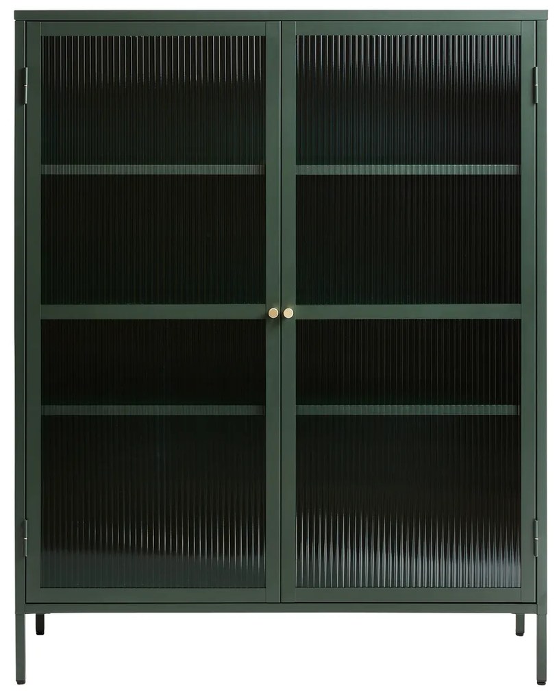 Lage Wandkast Groen - 111x40x140cm.