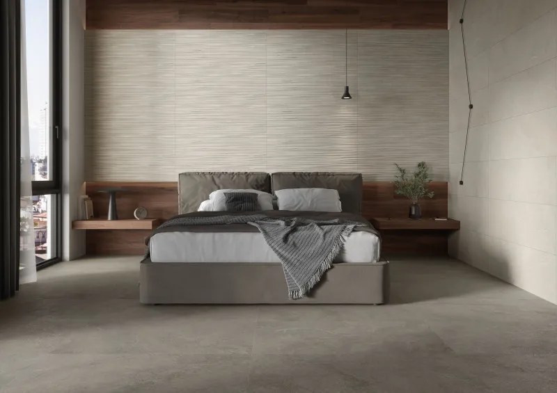 Jabo Munich Taupe vloertegel antislip 60x60cm gerectificeerd