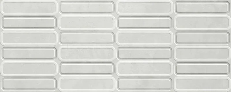 Jabo Alure wandtegel grijs ovaal decor 30x75cm gerectificeerd