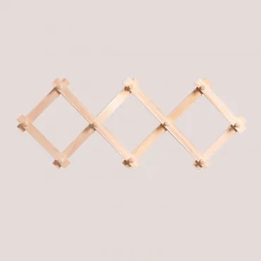 Ixi Houten Wandkapstok Natuurlijk Hout - Sklum