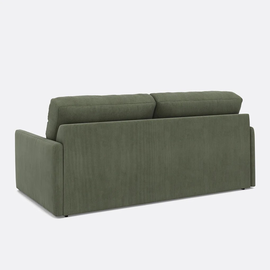 Slaapbank van fijn ribfluweel, Premium HR, Marta