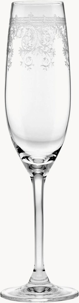 Champagneglazen Luigi XV, 6-delig