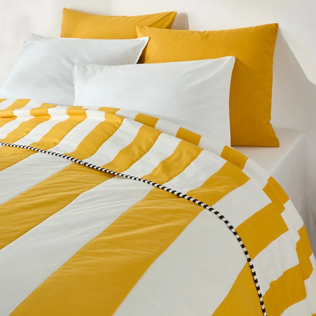 Gematelasseerd beddensprei in katoen, Hendaye