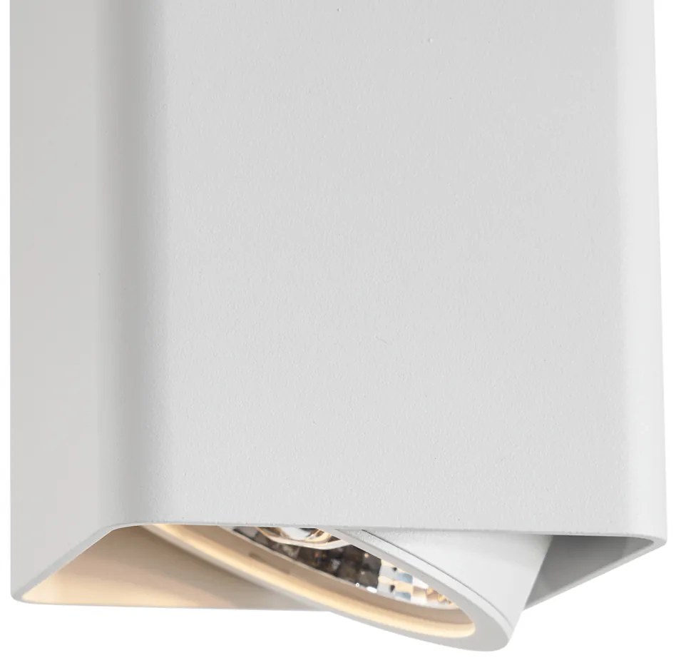 Design opbouwSpot / Opbouwspot / Plafondspot wit GU10 70mm draai- en kantelbaar - Vox Design GU10 Binnenverlichting Lamp