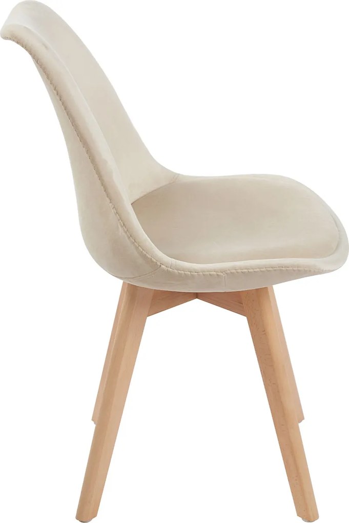 Set 4 Synk Fluwelen Stoelen