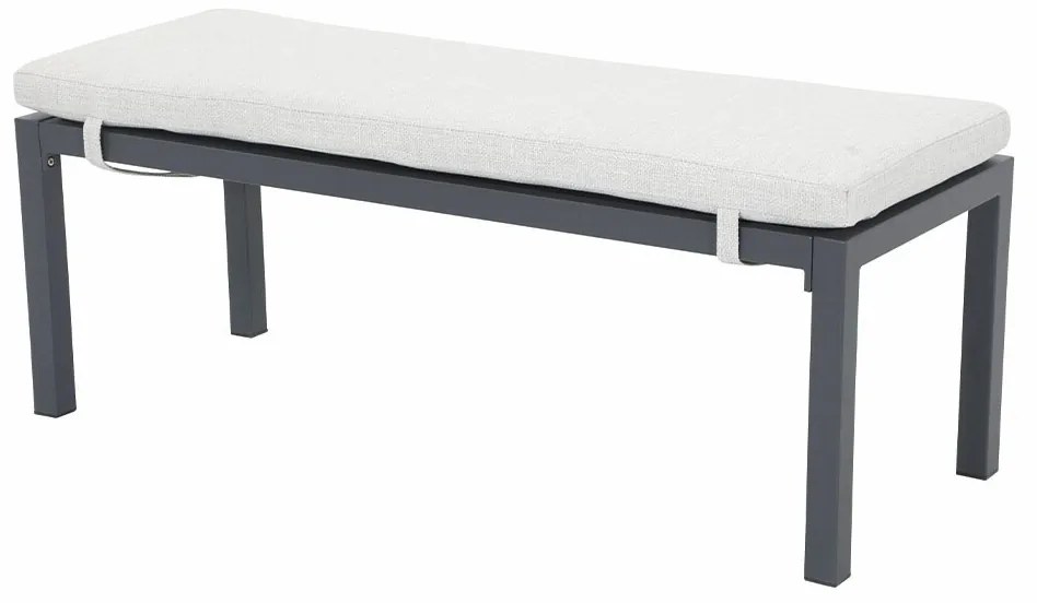 Garden Impressions Tarera sportbank 120x45 cm - donker grijs