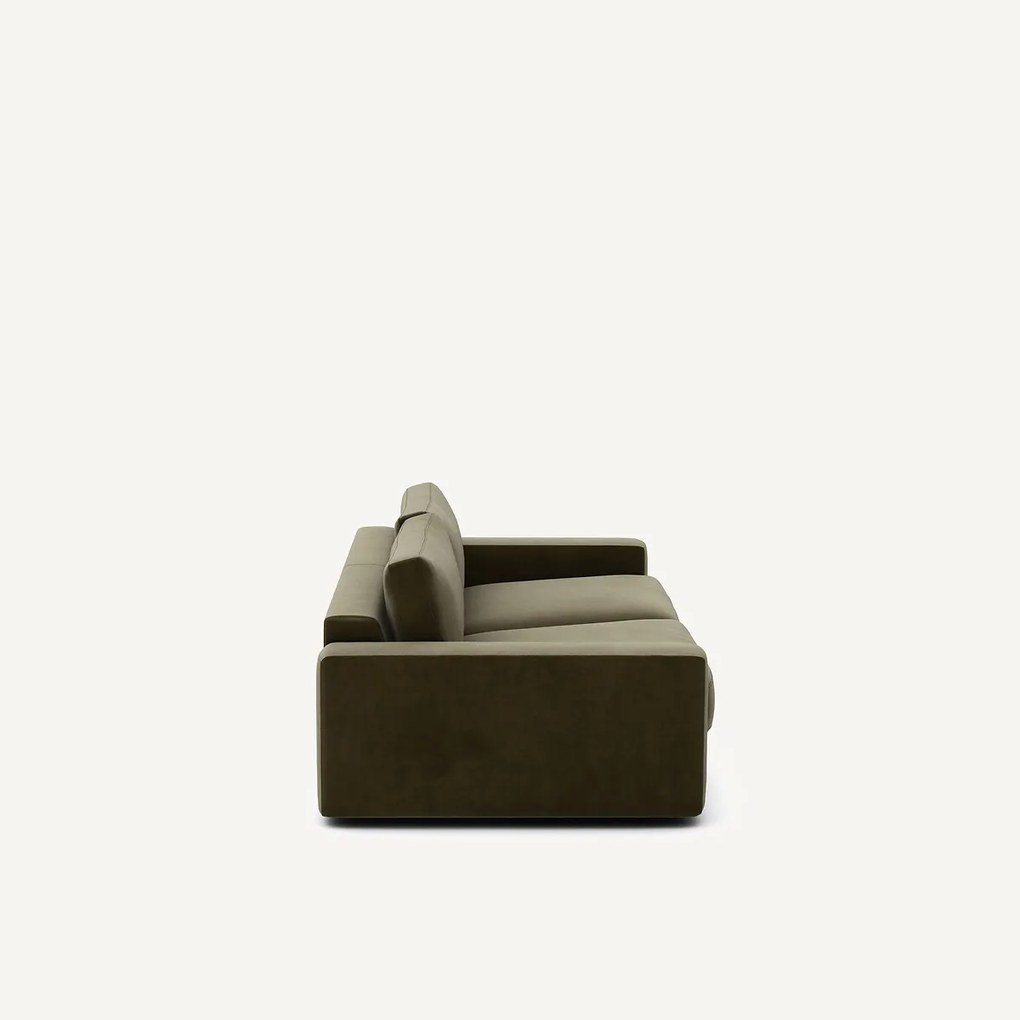 Omvormbare bank in fluweel, Skander