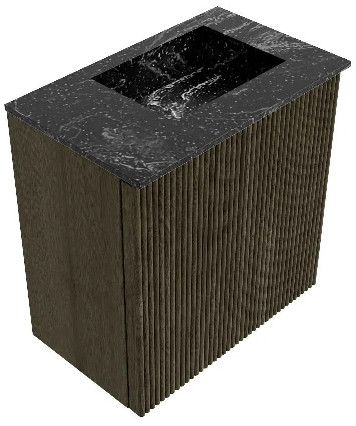 Mondiaz Joya DLux 40cm toiletmeubel shadow met wastafel faye rechts 1 kraangat lava