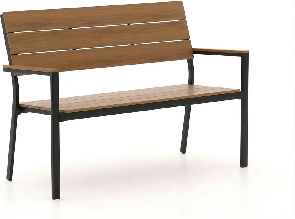 Parkbank Bellagio  | Aluminium/Polywood | 2 personen | Tuinbank Grijs | 128cm | Kees Smit Tuinmeubelen
