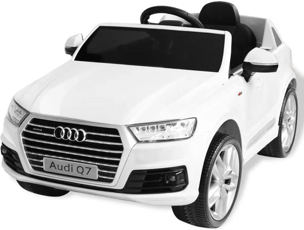 Elektrische speelgoedauto Audi Q7 6 V wit