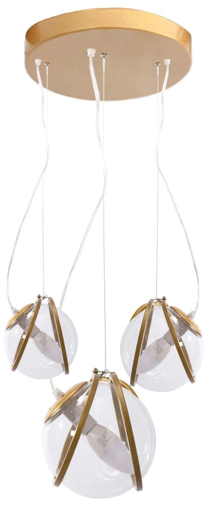 Hanglamp APP1091-3CP GOUD