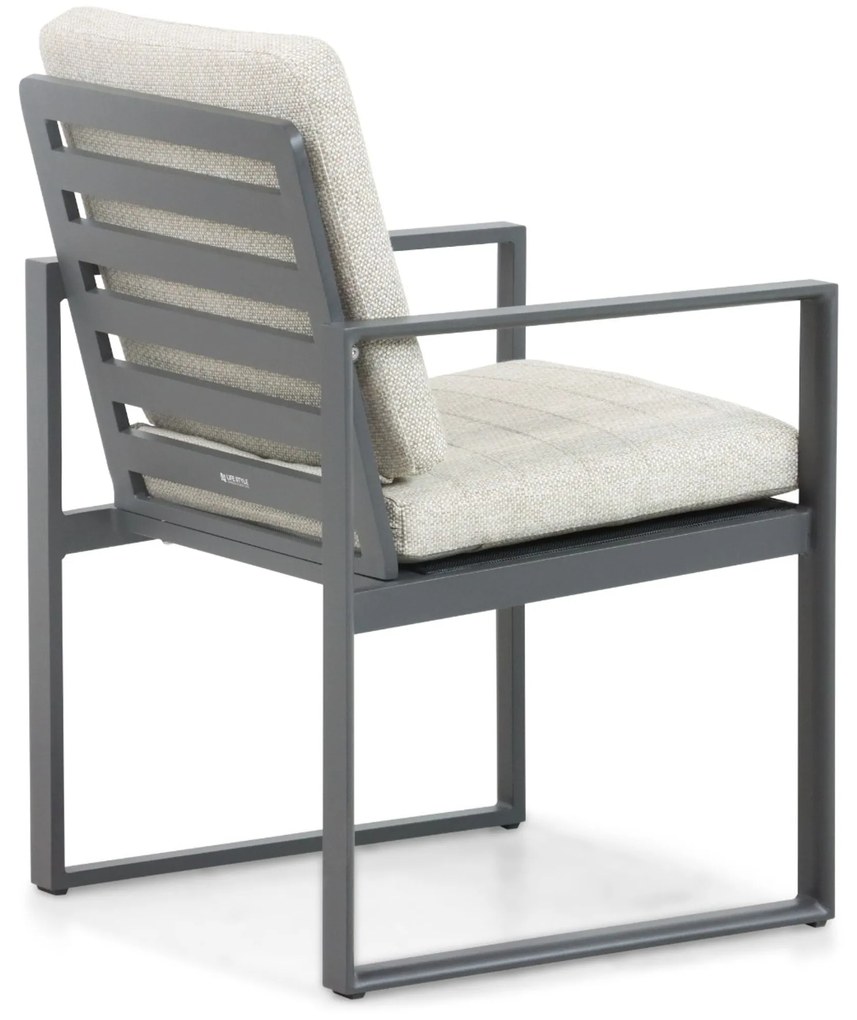 Tuinstoel Aluminium Grijs-antraciet Lifestyle Garden Furniture Nuno