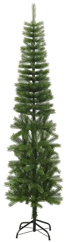 vidaXL Kunstkerstboom met standaard smal 240 cm PE