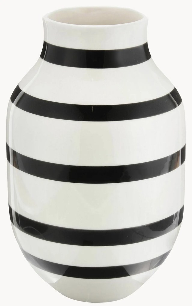 Grote handgemaakte keramische vaas Omaggio, H 31 cm