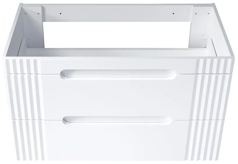 Comad Fiji onderkast met ribbelfront 100cm wit